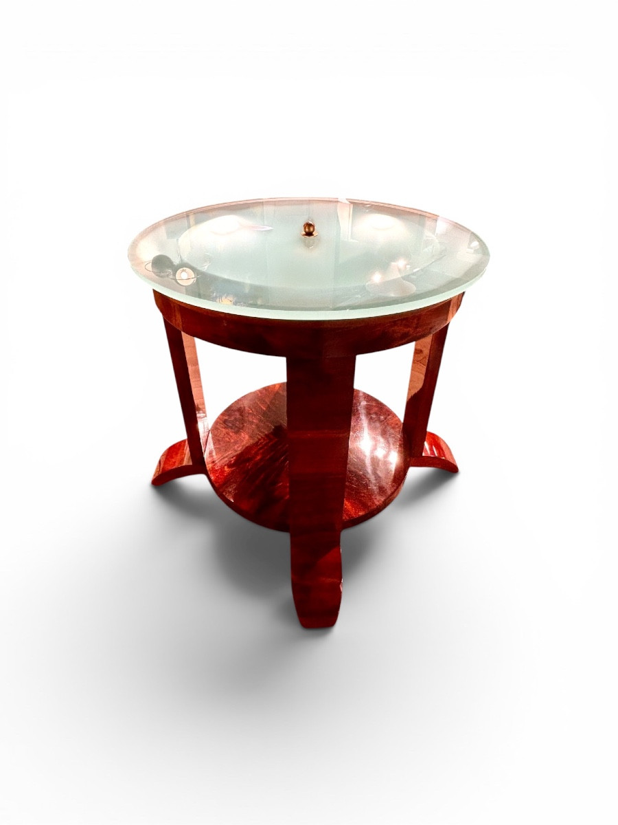 Table de salon Art Deco lumineuse circa 1920-photo-2